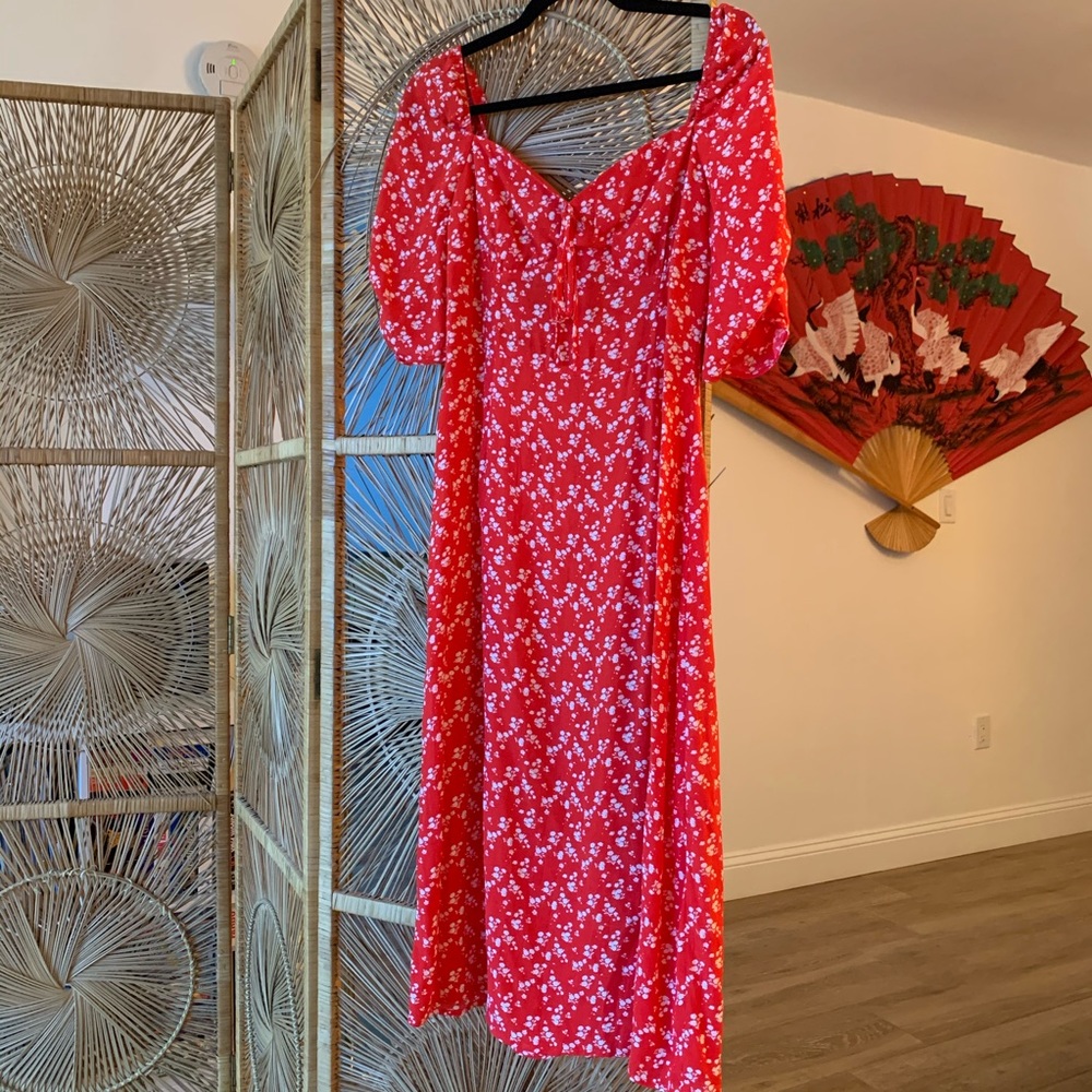 Urban Outfitters Floral Midi Dress